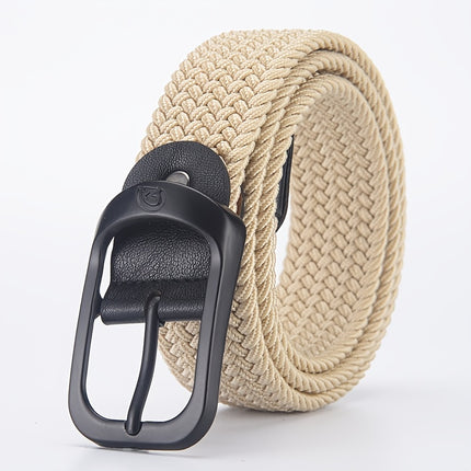 Elastic Woven Belt with Buckle