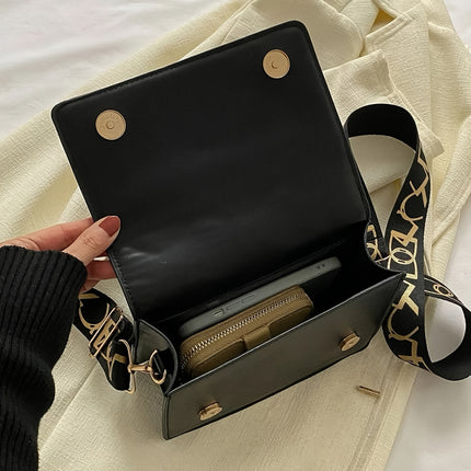 Rhombus Embossed Crossbody Bag