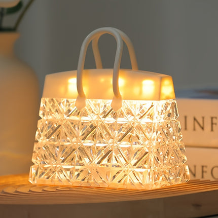 Chic Bag LED Night Light - Romantic 3D Petal Design