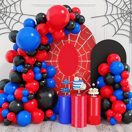 Hero-Themed Red & Blue Balloons – Perfect Party Decor