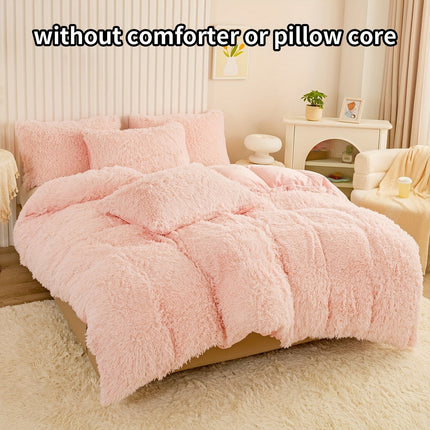 Pink Solid Color Bedding Set - Soft & Stylish Comfort