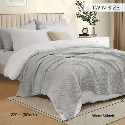 Luxurious 100% Muslin Reversible Comforter – All-Season Quilt