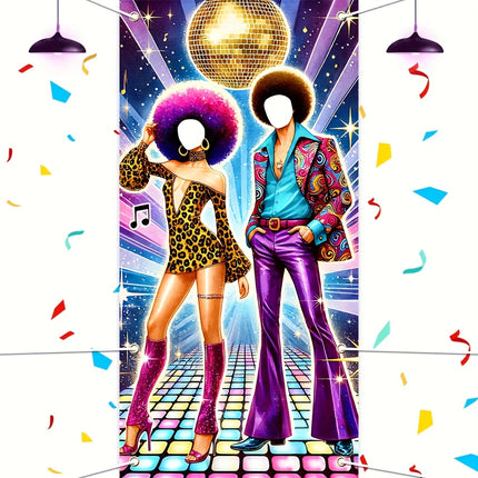 70s Disco Dance Photo Backdrop