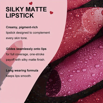 6-Shade Matte Lipstick Set