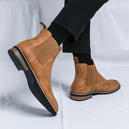 Sleek Black Chelsea Boots for Men