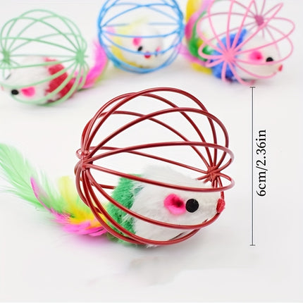Interactive Cat Toy with Feather Tail – Endless Fun - Monti Bargains