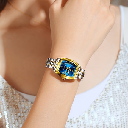 BINBOND Women's Tonneau Quartz Watch