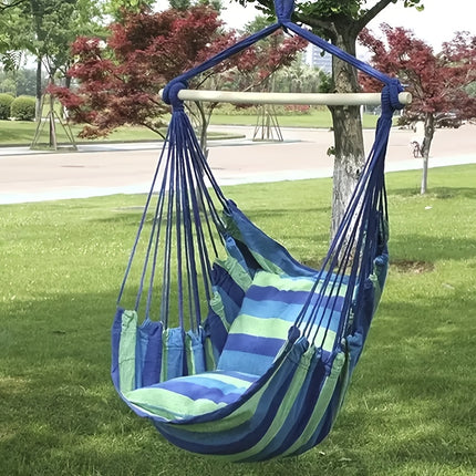 Versatile Canvas Hammock Chair - Indoor/Outdoor Swing for Relaxation