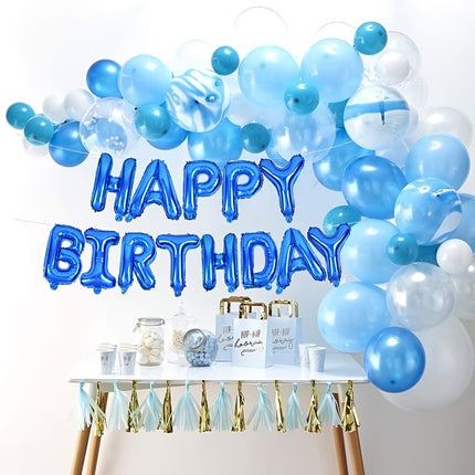 Customizable Foil Letter Balloon Banner