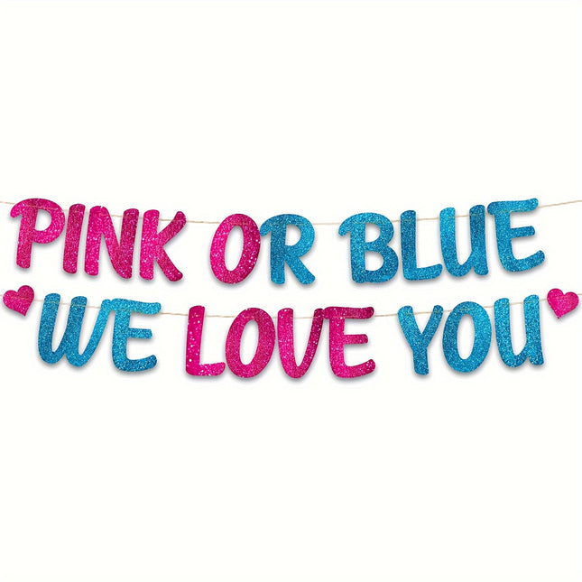 Gender Reveal Party Banner – Exciting Baby Shower Decor