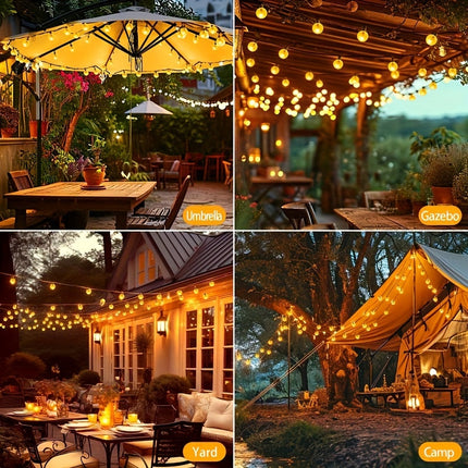 Solar Crystal Ball Lights - Outdoor & Indoor Decorative Lamp