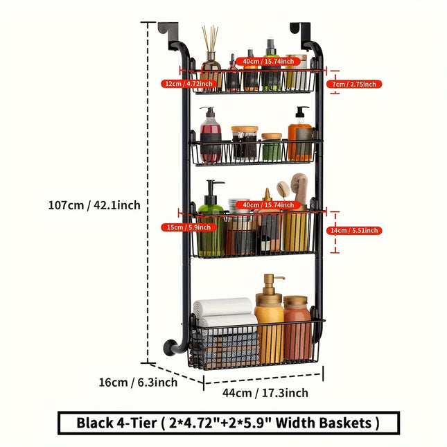 Over The Door 4/6-Tier Pantry Organizer