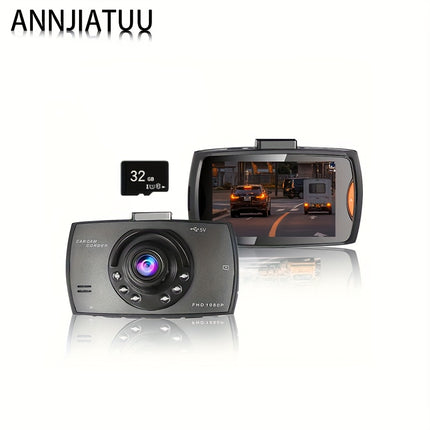 1080p HD Dash Cam with Suction Mount & Crash Lock