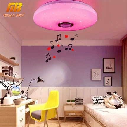 BENEWTON Smart RGB Ceiling Light – Remote & App Control
