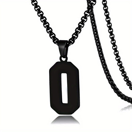 Men's Sports Number Pendant Necklace