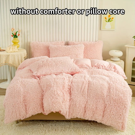 Pink Solid Color Bedding Set - Soft & Stylish Comfort