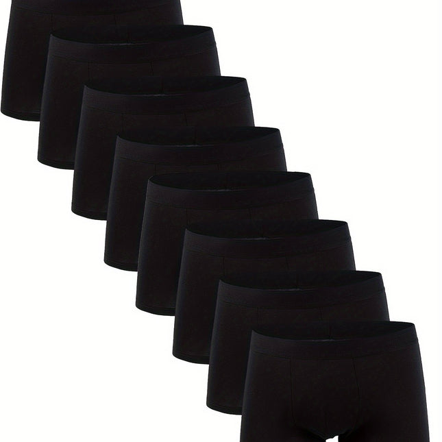 4-12pcs Men's Cotton Stretch Boxer Briefs
