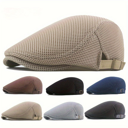 Summer Men's Breathable Newsboy Cap