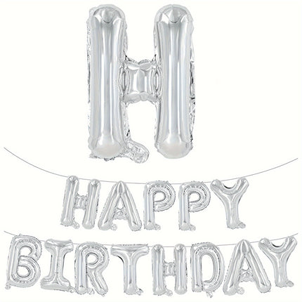 Customizable Foil Letter Balloon Banner