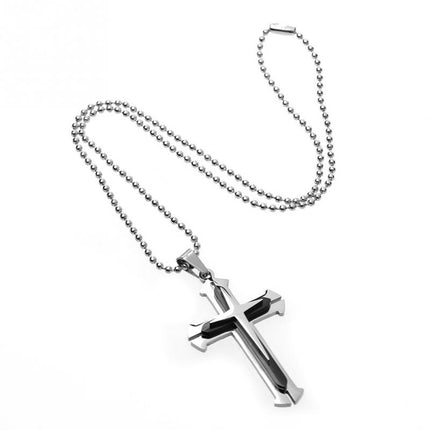 Men's Multi-layer Cross Necklace