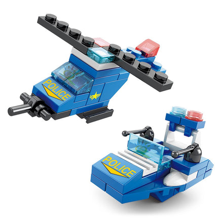 6-in-1 Police Building Blocks – Creative Fun for Kids! - Monti Bargains