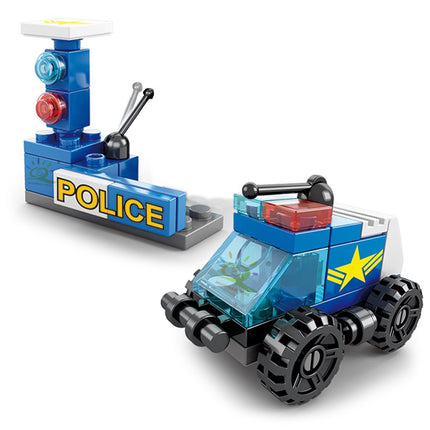 6-in-1 Police Building Blocks – Creative Fun for Kids! - Monti Bargains