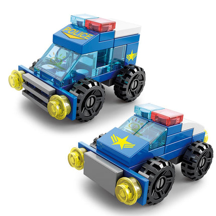 6-in-1 Police Building Blocks – Creative Fun for Kids! - Monti Bargains