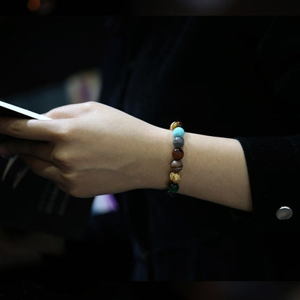 Men's Solar System Beads Bracelet