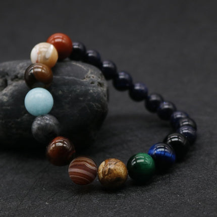 Men's Solar System Beads Bracelet