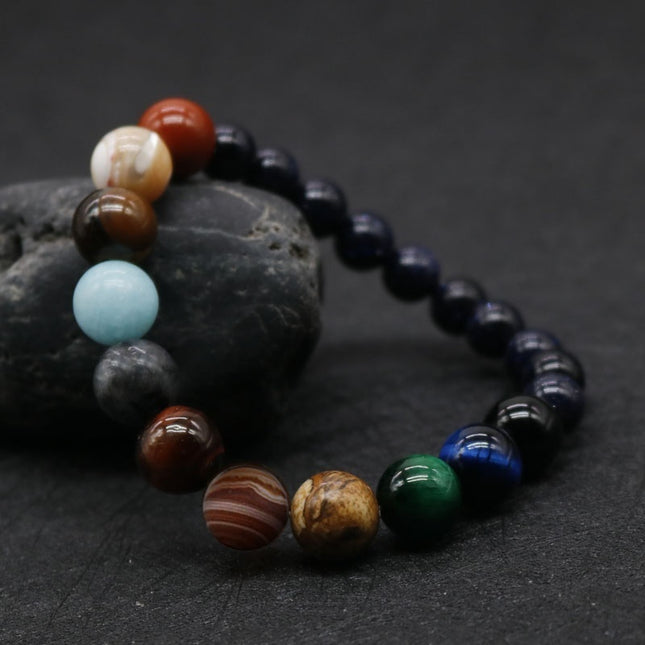 Men's Solar System Beads Bracelet