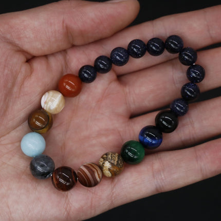 Men's Solar System Beads Bracelet