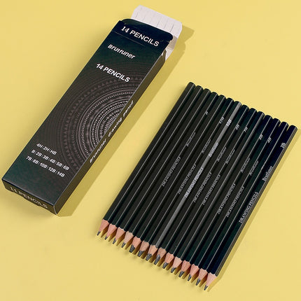14pcs Professional Drawing Pencils Set