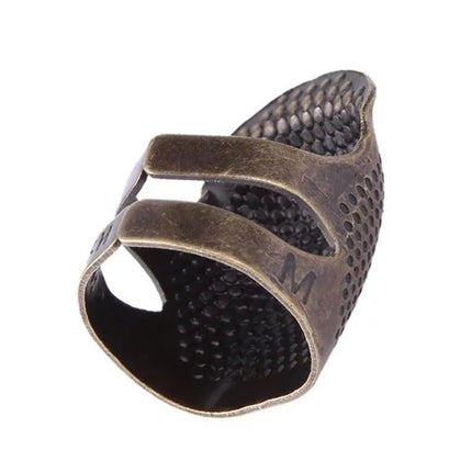 Vintage Golden Metal Sewing Thimble