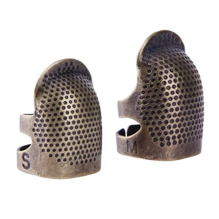 Vintage Golden Metal Sewing Thimble