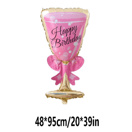 Oversized Wine Glass Party Balloons