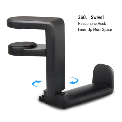 Adjustable Headset Hook Holder - Monti Bargains