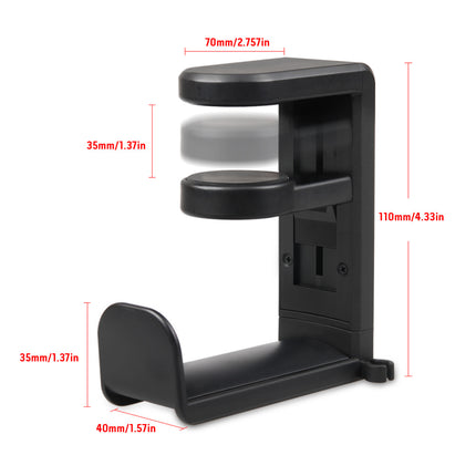 Adjustable Headset Hook Holder - Monti Bargains