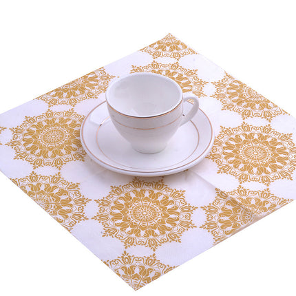 20pcs Golden Napkin Placemats