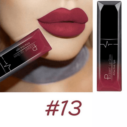 17-Color Waterproof Matte Lip Tint