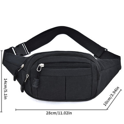 Fashion Canvas Travel Waist Bag