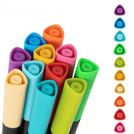 Double-Headed Marker Pens – Unleash Your Artistic Creativity - Monti Bargains