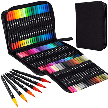 Double-Headed Marker Pens – Unleash Your Artistic Creativity - Monti Bargains
