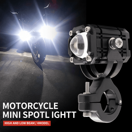 Universal LED Devil Eye Motorcycle Lamp – High/Low Lighting