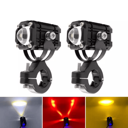 Universal LED Devil Eye Motorcycle Lamp – High/Low Lighting