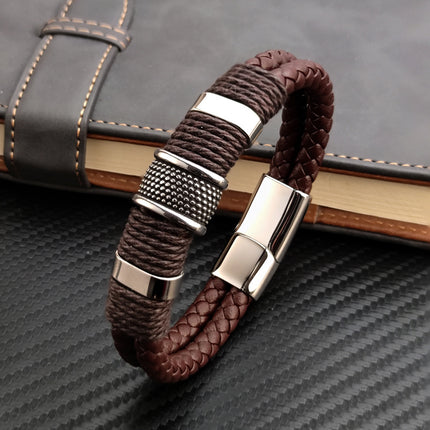 Men's Vintage Multilayer Leather Bracelet