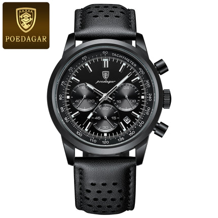 POEDAGAR Luxury Men’s Chronograph Watch
