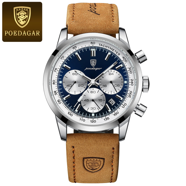 POEDAGAR Luxury Men’s Chronograph Watch
