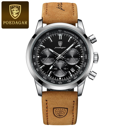 POEDAGAR Luxury Men’s Chronograph Watch