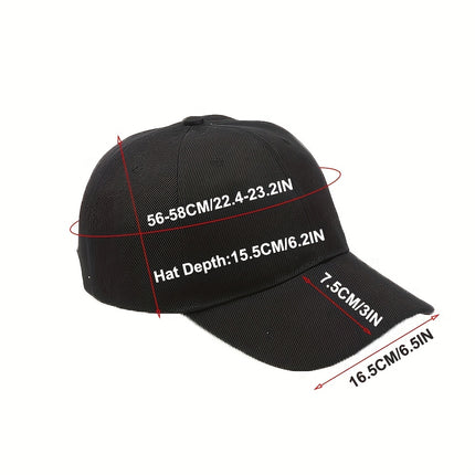 Candy Color Adjustable Baseball Cap