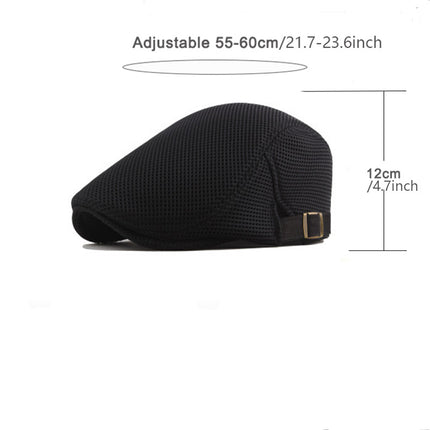 Summer Men's Breathable Newsboy Cap